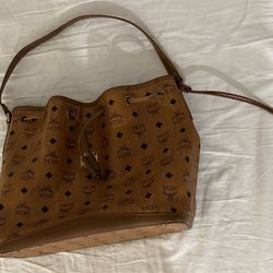 Mcm Vintage Drawstring Bag