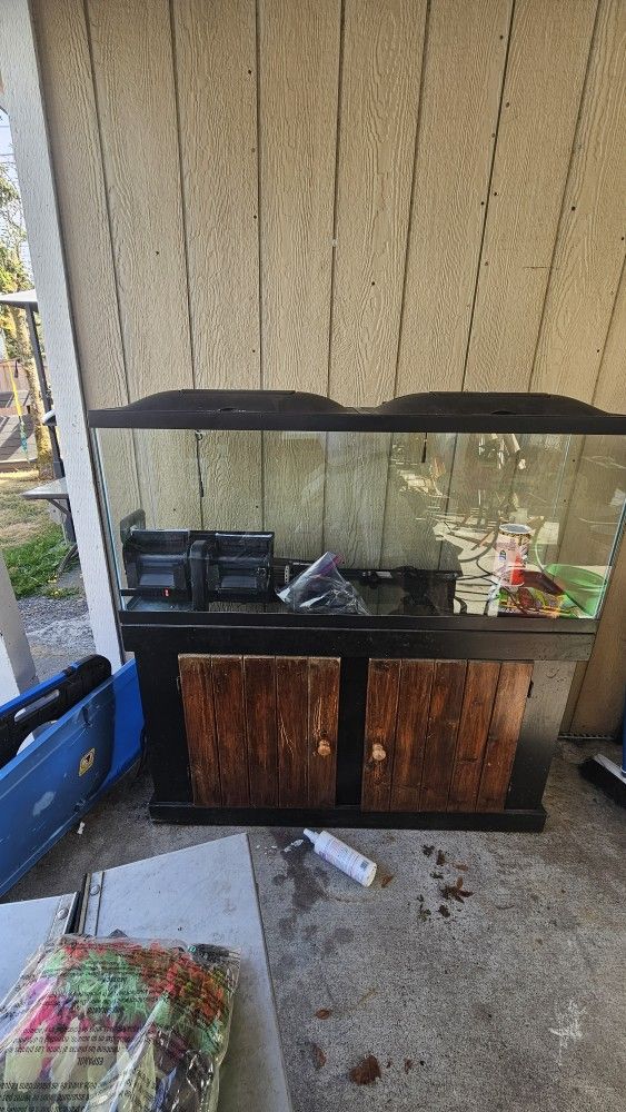 Fish Tank With Accessories