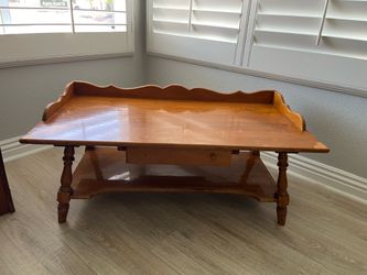 Solid Maple Wood Coffee Table