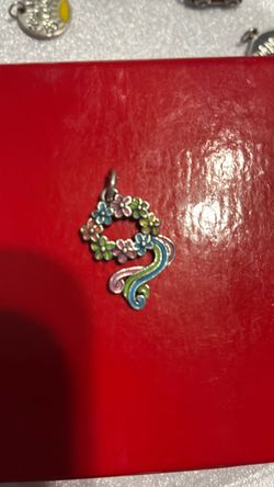 James Avery Colorful Enamel Flower Wreath Charm