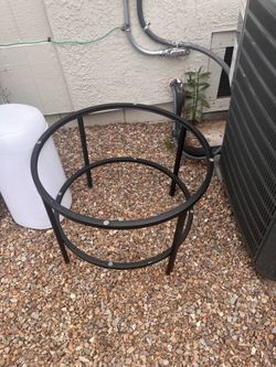 Glass round coffee table