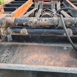 All steel flat bed