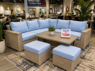 🌞 OUTDOOR SECTIONAL SALE! 🌞