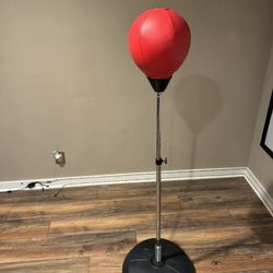 ADULT Pedestal Punching Bag with Stand & Glove Combo