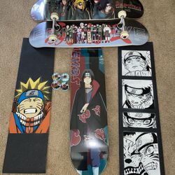 PRIMITIVE NARUTO SHIPPUDEN SKATEBOARDS/GRIP TAPE/WHEELS