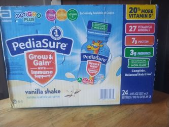 Pediasure vainilla shakes 24 bottles