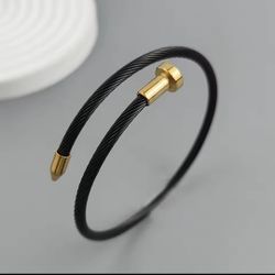 18k Gold Plated Unisex Adjustable Bracelet 