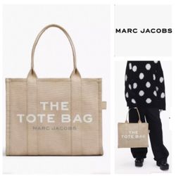 Marc Jacobs ‘the canvas large tote bag’ in beige