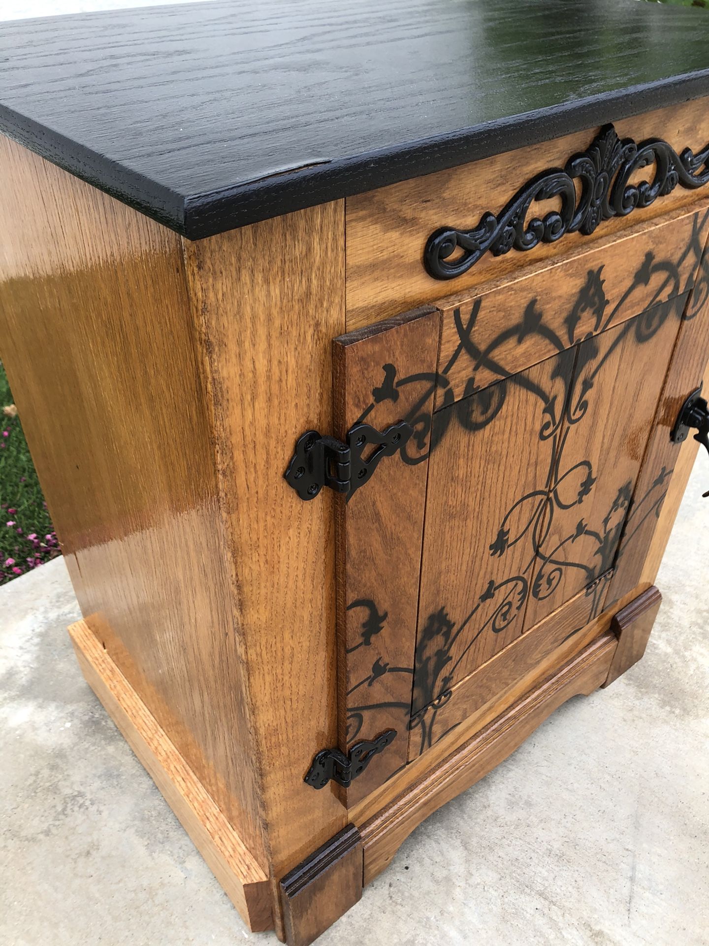“Ice Box” Style Cabinet or Side Table