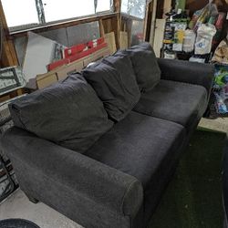 Dark Gray Sofa/Couch 83 Inches