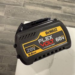 Dewalt 20v 60v Battery  flex volt 