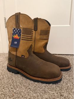 Thorogood Western Wellington Square Toe Work Boots