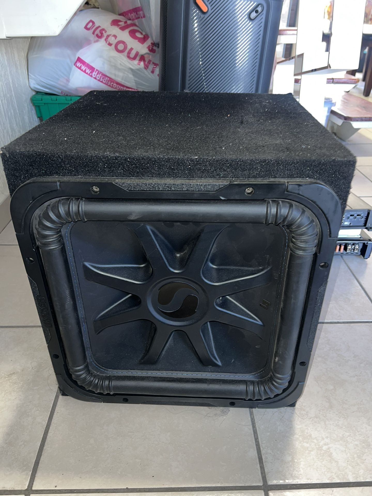 KICKER L7 15” ORION AMP 4 CH 1500w BLAUPUNKT AMP 2 CH 3000 D