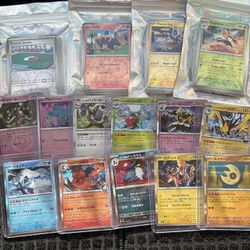 Pokemon TCG Bundle: Packs of Stadium Basic and Stage 1 NM Plus 9 Japanese Holos