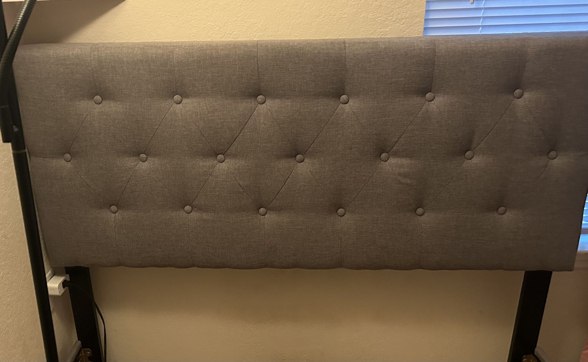 Gray Headboard for Full Size Bed