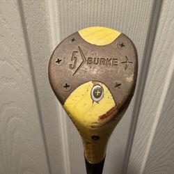 Vintage 5 Wood Golf Club – Burke Premier Classic (Retro Style) 