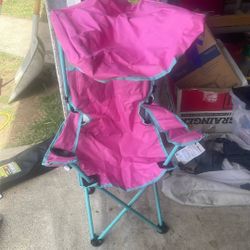 Child Outdoor Chair With Shade Top 