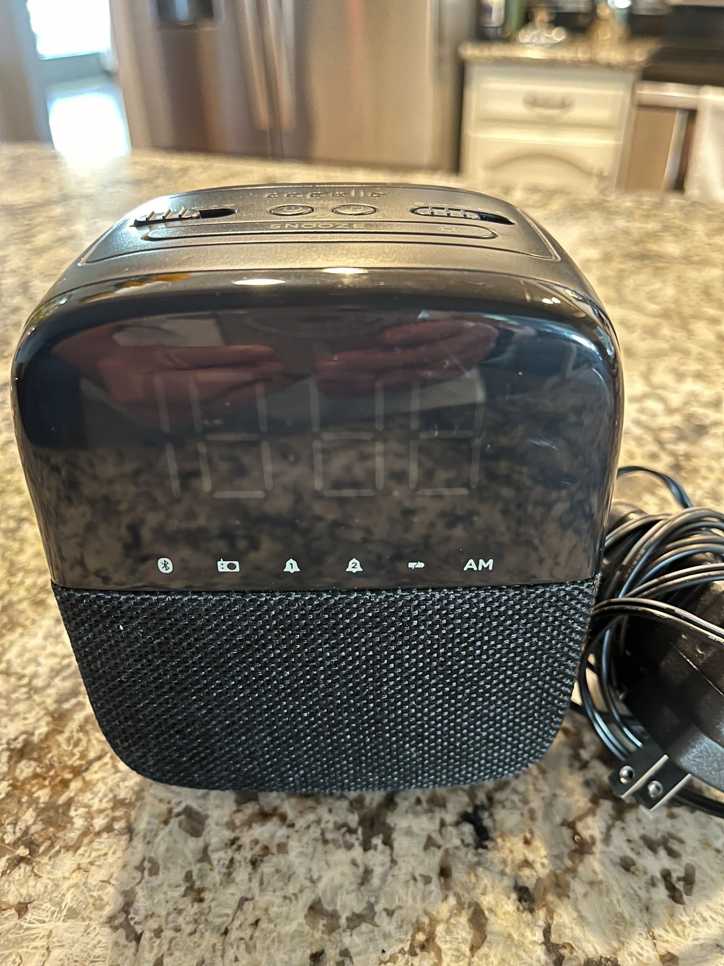 Capella Alarm Clock With USB Port