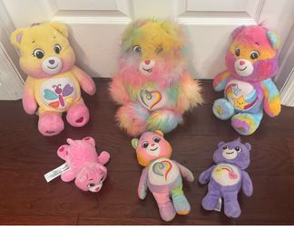 Care Bear Plush Lot $5 small ones $7 large ones or $25 for all