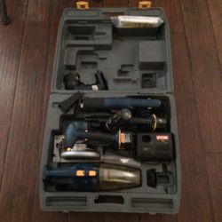 Ryobi power tool set