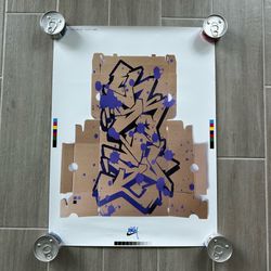 Nike CNCPTS Sole Intention My History With Nike Exhibit Signed Artwork STASH NYC
