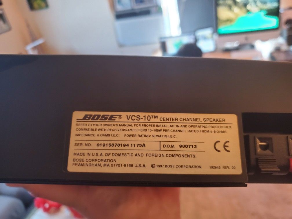 Bose complete set up for home theater