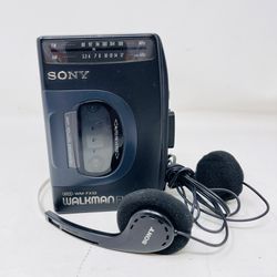 Sony Walkman WM-FX32 With Original Headphones Good Working Condition