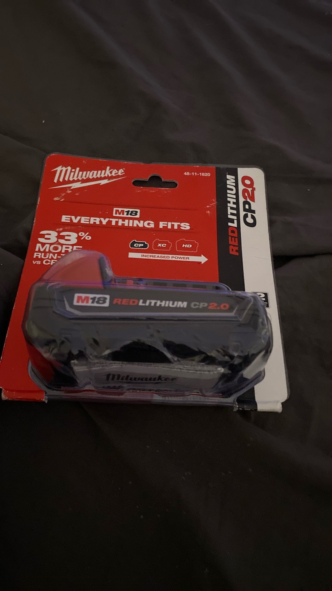 Brand New Milwaukee M18 Red Lithium Cp2.0