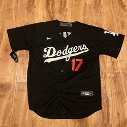 Ohtani Dodgers Jersey Black #17