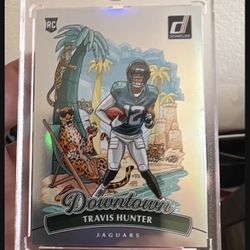 2025 Panini Donruss DOWNTOWN Travis Hunter #13 RC SSP Case Hit! Regular Size