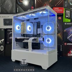 White Ryzen 7 Mid-Tier Gaming PC