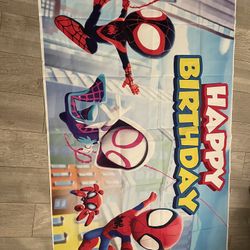 Happy Birthday Backdrop Banner