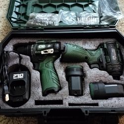 Prostormer Cordless brushless Drill and Impact Driver Set / see discription 👍 / new open box