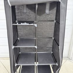 Portable Closet 5ft Black with zipper