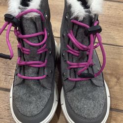 Sorel Children Snow Boots Size 11 Euc 