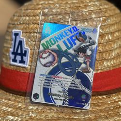 Dodgers X One Piece Monkey D Luffy Promo Trading Card