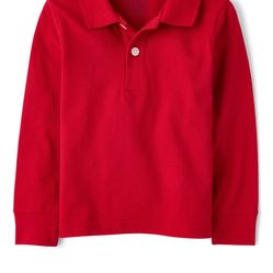 Children’s Place long sleeve uniform polo 