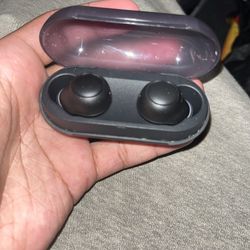 Sony Wireless Active Noise Canceling Bluetooth Black Earbuds