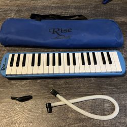Rise By Sawtooth Beginner 37 Key Piano Style Melodica- Blue