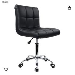 Black Vanity Desk Chair