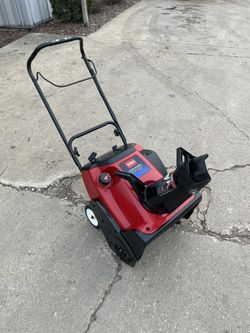 For sale a toro ccr2450 snow blower. 5hp 2cycle motor,20 inch wide.
