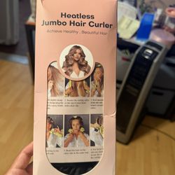 Heatless Jumbo Curls