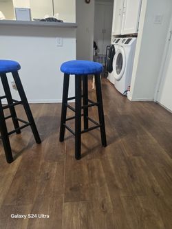 Bancos De Madera Barstool  2 Pieces 