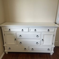 Large White Dresser