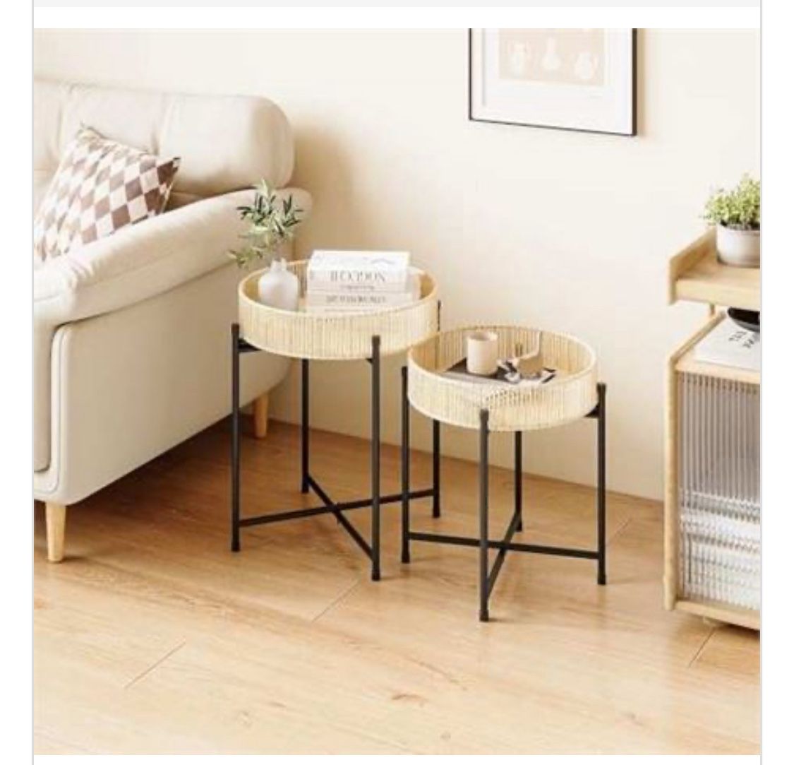 Boho Tables With Baskets