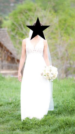 Designer Wedding Dress + Toni Federici Veil – Professionally Preserved