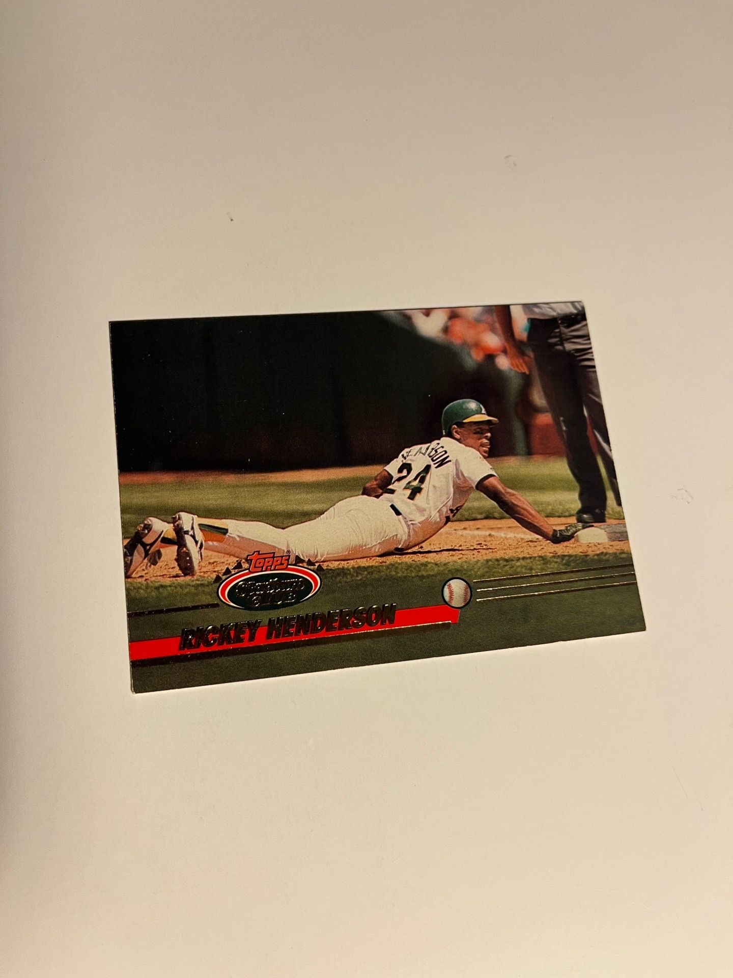 Rickey Henderson 1993 Stadium Club card #