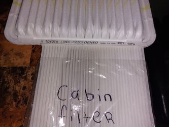 15-17 Camry Se Air Intake Filter And Cabin Air Filter
