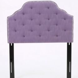 🛏️ GDFStudio Twin Fabric Headboard – Light Purple 