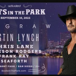 Boots In The Park Concert Tickets